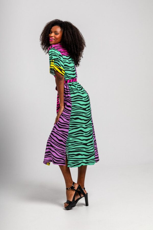 Vestido Safari Camisero-LOLINA - Imagen 3