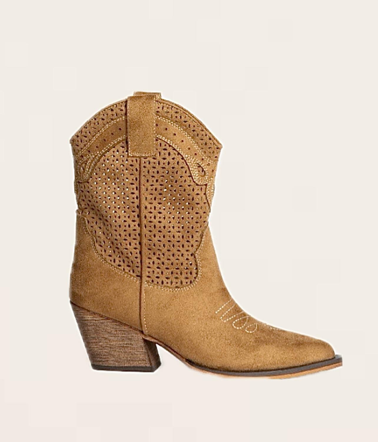 bota cowboy media caña