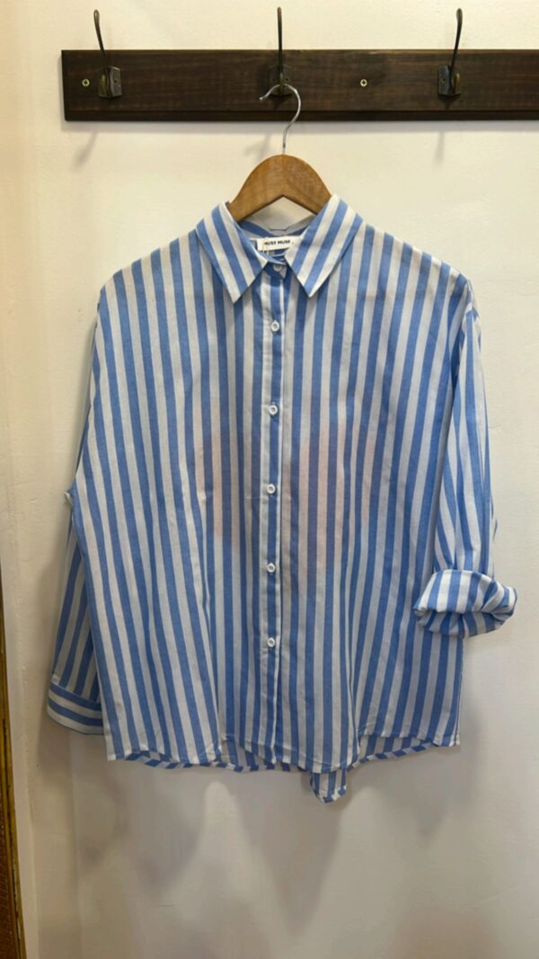 Camisa de rayas azul y blanca “Summer of Love”. - Imagen 2