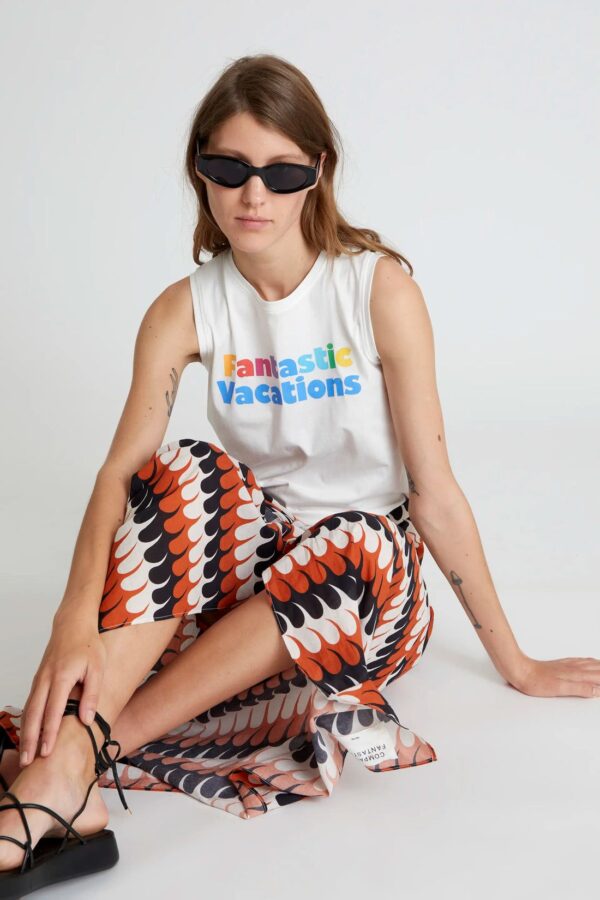 camiseta print fantastic vacations