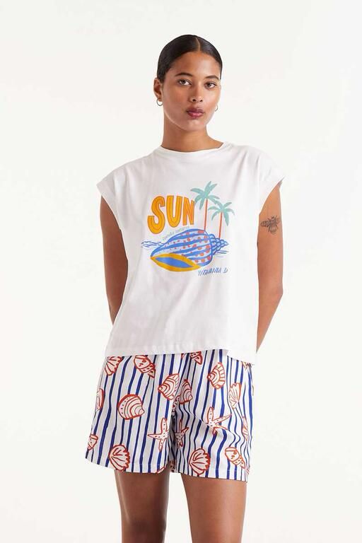camiseta print verano