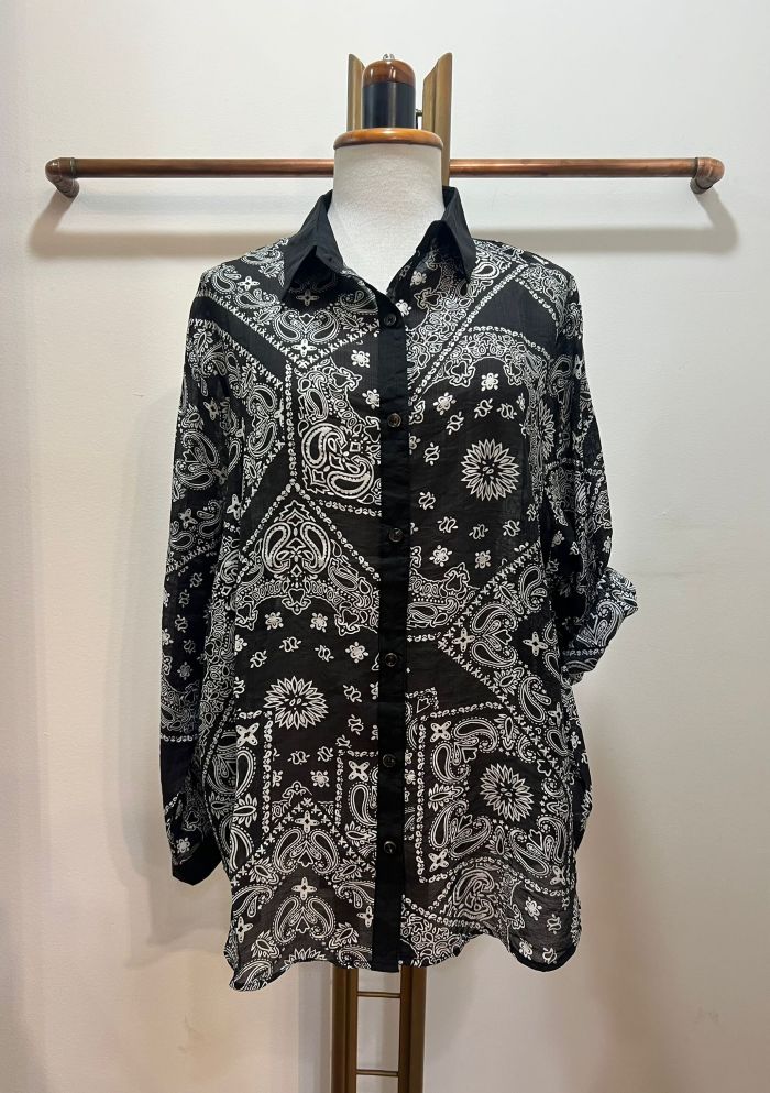 camisa estampada bandala