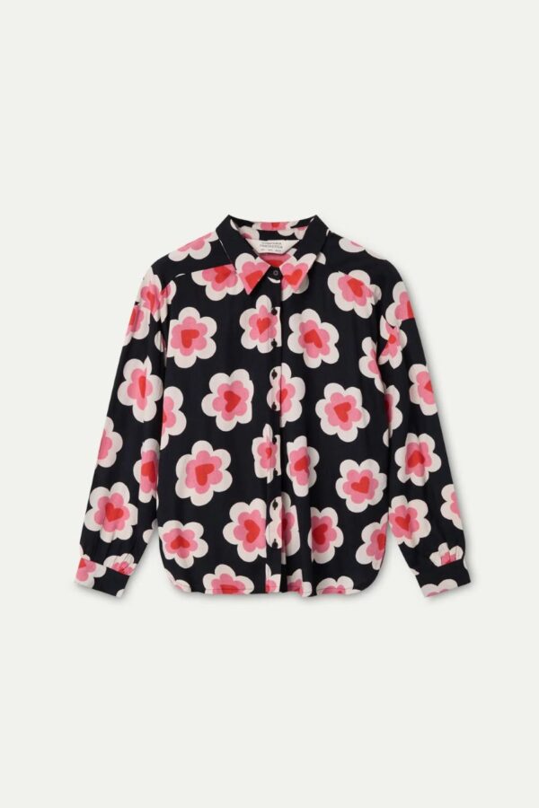 camisa con estampapado sweetheart